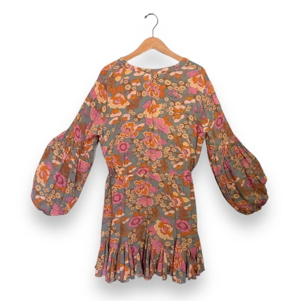 Katwalk Boutique Boho Floral Mini Dress - Picture 3 of 11